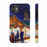 Shopping at the Christmas Market - Impact Resistant Phone Case iPhone 11 Glossy